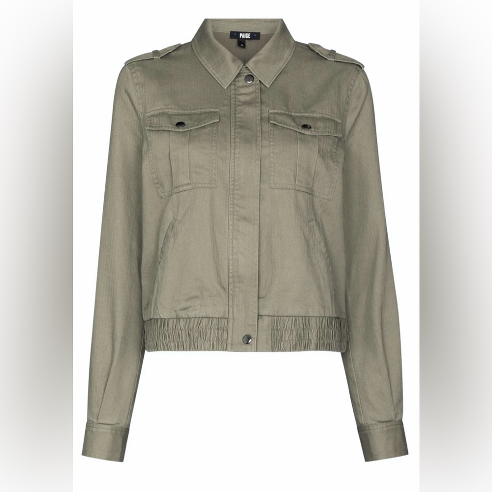 PAIGE Milan Military Jacket Cactus - Size XS - Orig Price $280